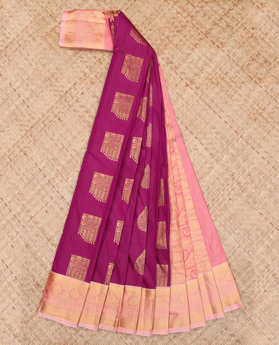Magenta Budget Silk Saree