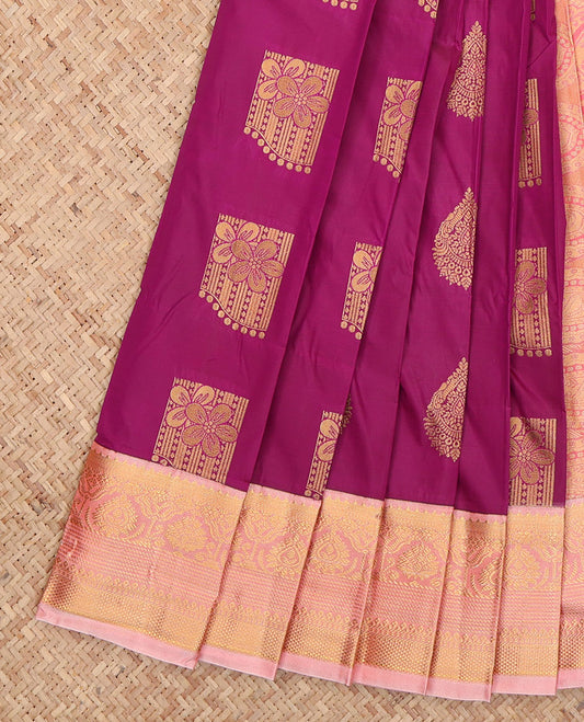 Magenta Budget Silk Saree