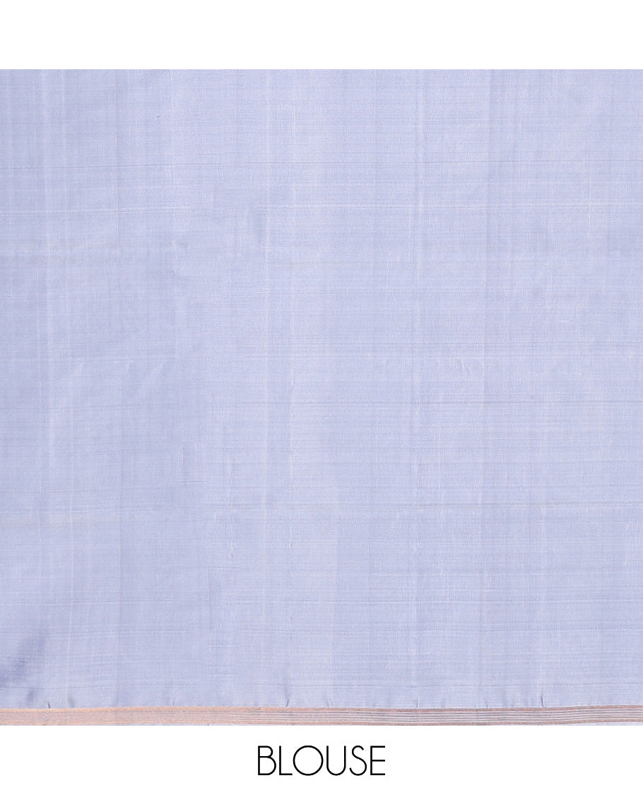 Peacock Green Mayuri Lite Silk Mix Saree