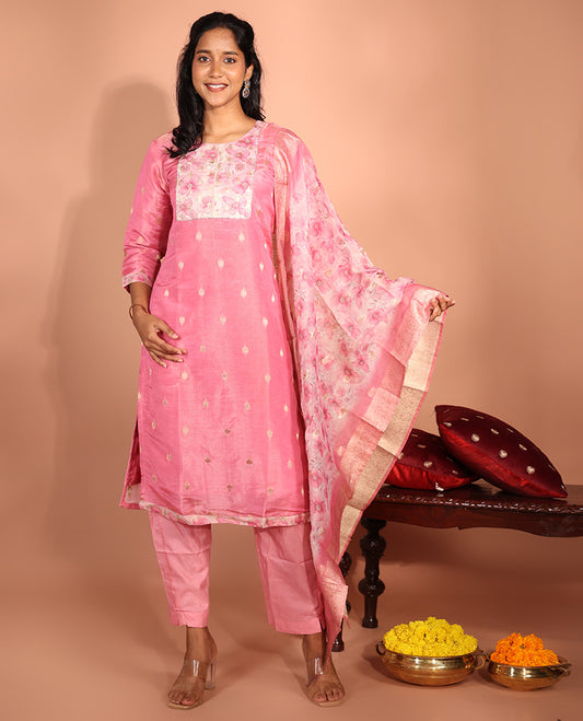 Pink Tissue Readymade Suit
