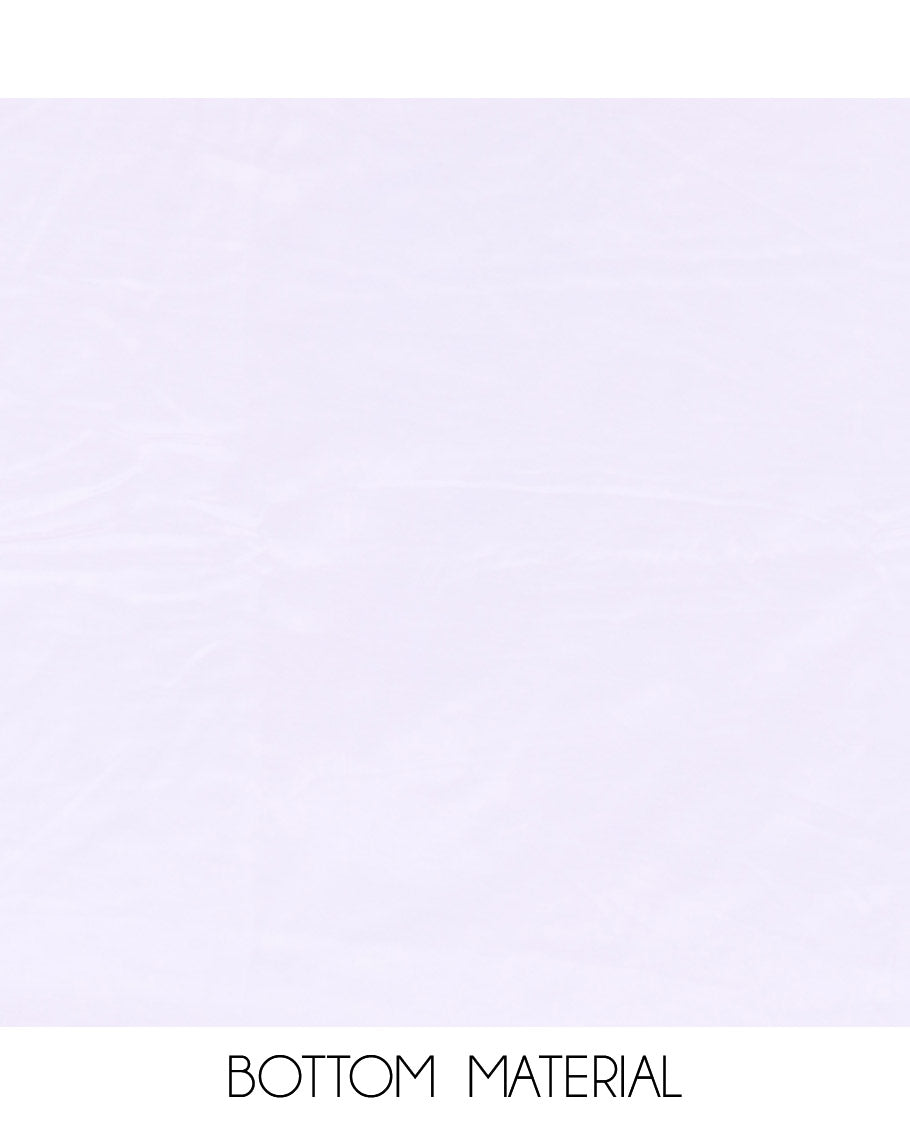 White-red material chudidar set, floral vine printed with orginal mirror work Vichitra silk top, a matching bottom, and a floral vine printed georgette dupatta