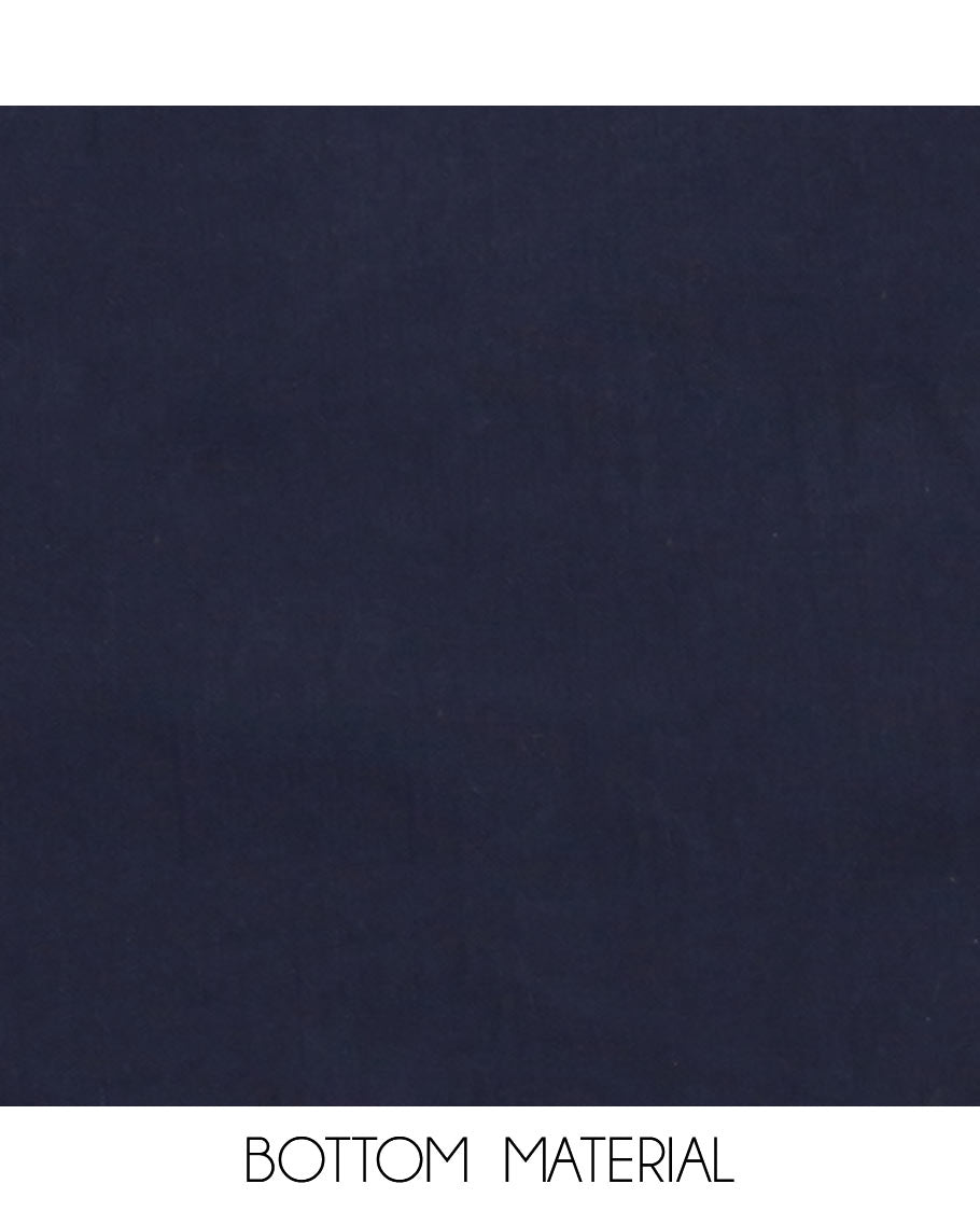 Blue Paisley Rayon Material Chudidar Set