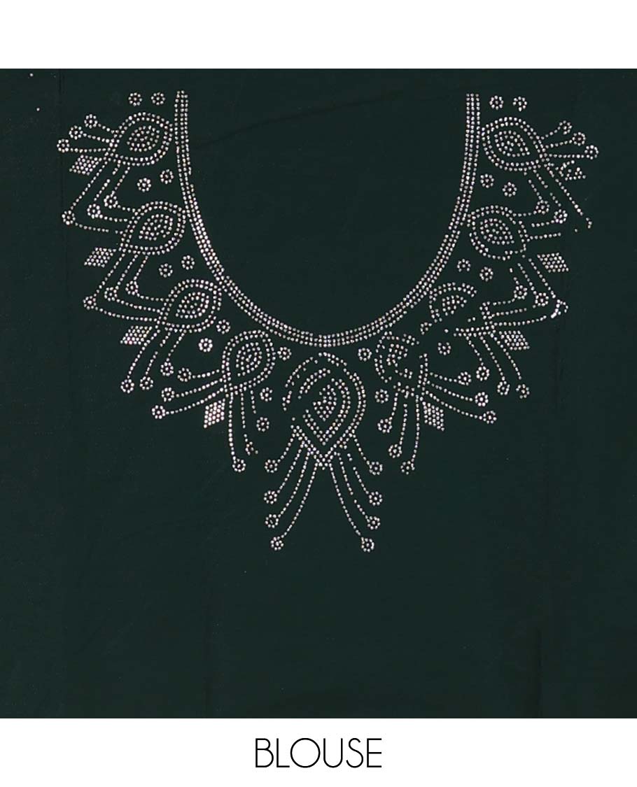 Pista green lehenga set, stone work with contrast embroidered border skirt, contrast stone work blouse, and micro stone work dupatta