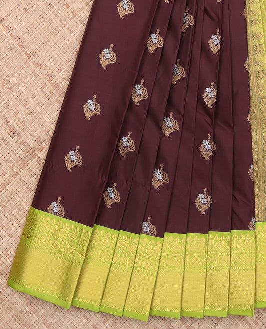 Brown Budget Silk Saree