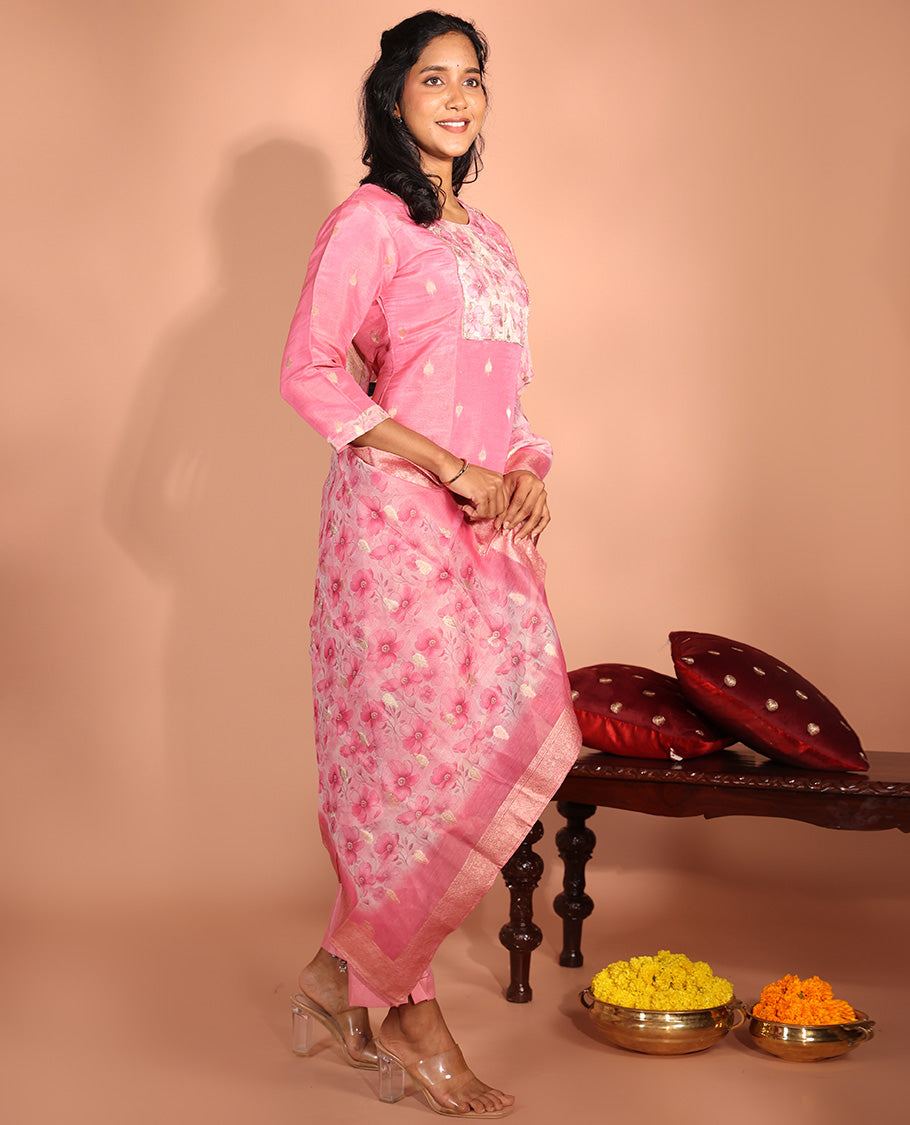 Pink Tissue Readymade Suit