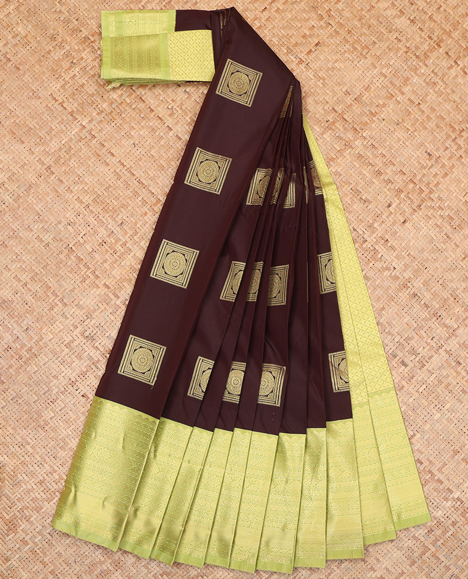 Brown Budget Silk Saree