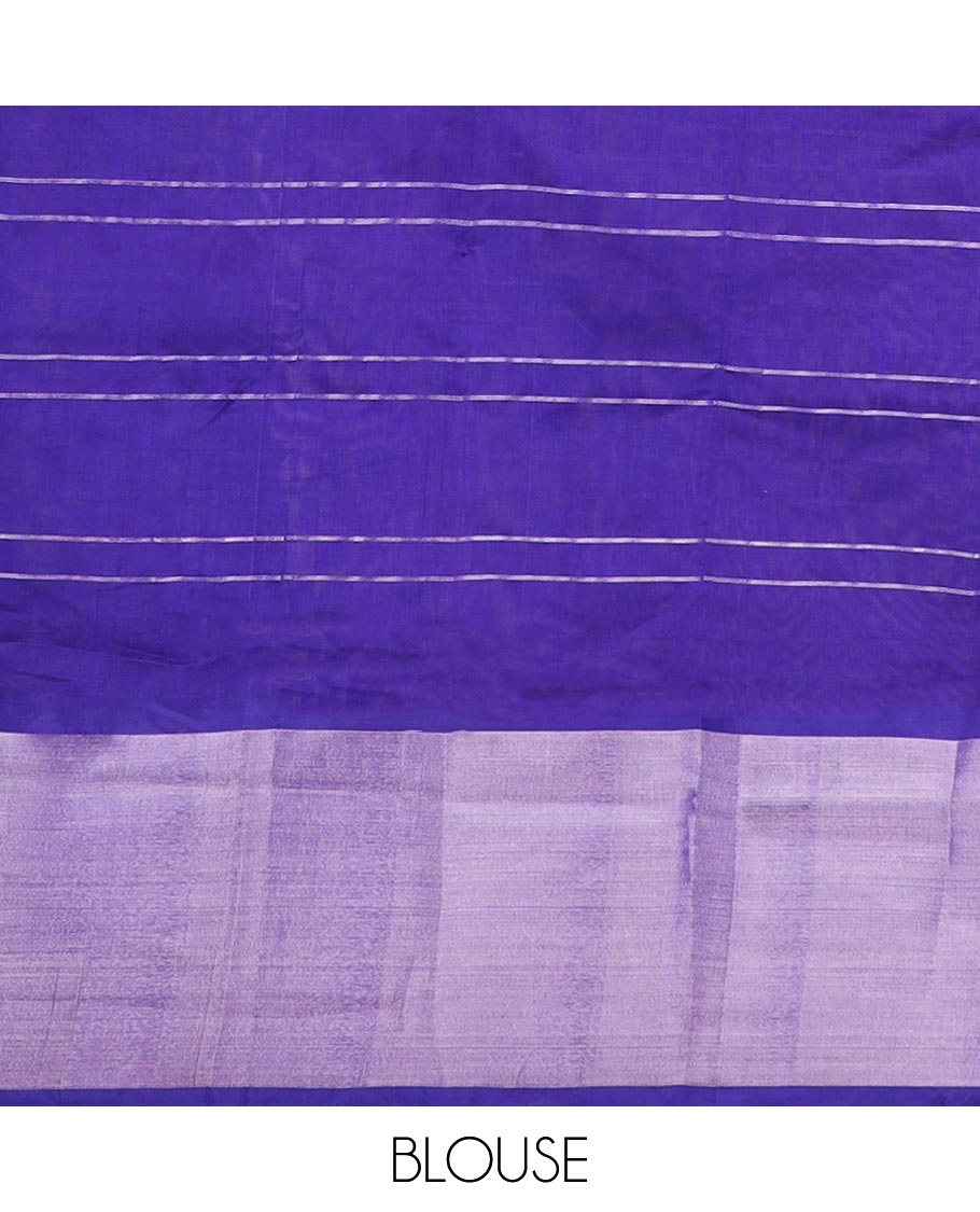 Red checked design kupadam cotton saree with zari buttas, contrast plain border & pallu of intricate designs