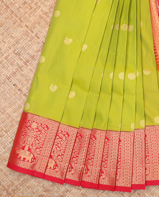 Green Budget Silk Saree