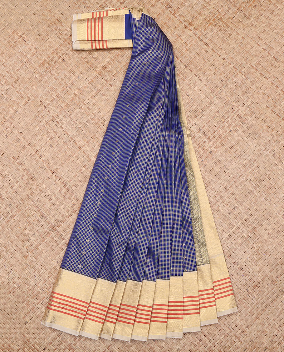 Blue Budget Silk Saree
