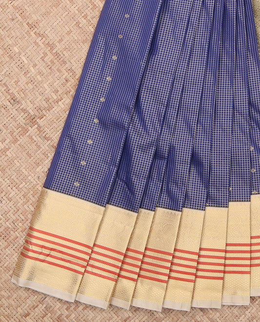 Blue Budget Silk Saree