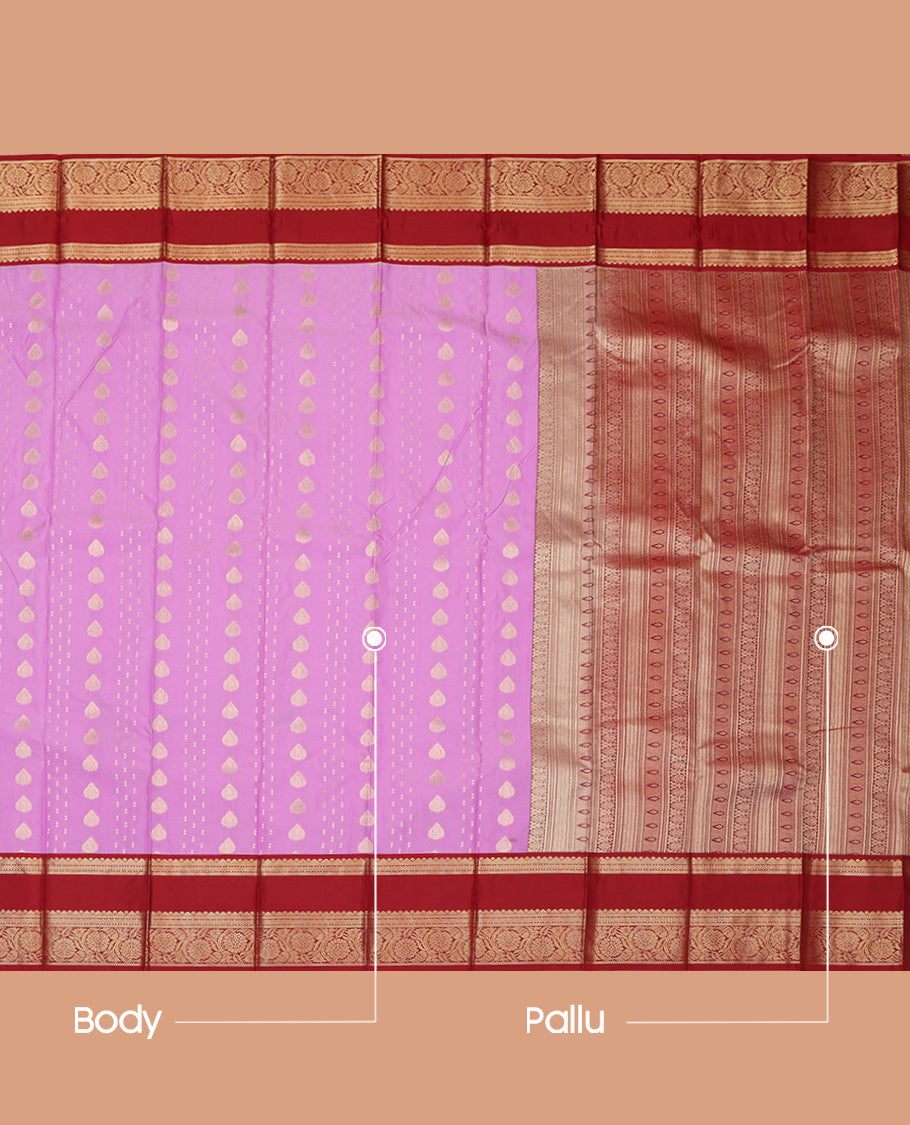 Pink Budget Silk Saree