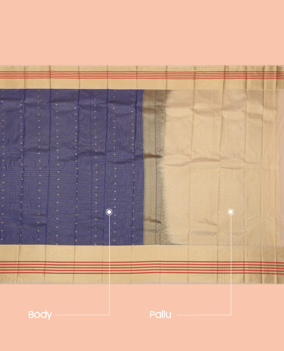 Blue Budget Silk Saree
