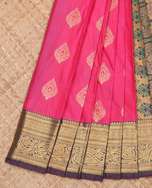 Pink Budget Silk Saree