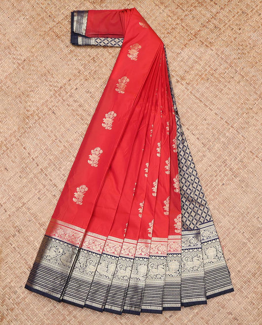 Red Buttas Budget Silk Saree