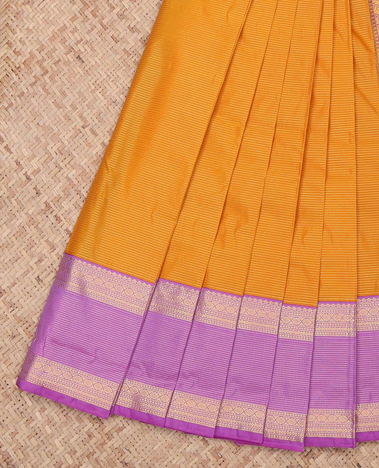 Orange Budget Silk Saree