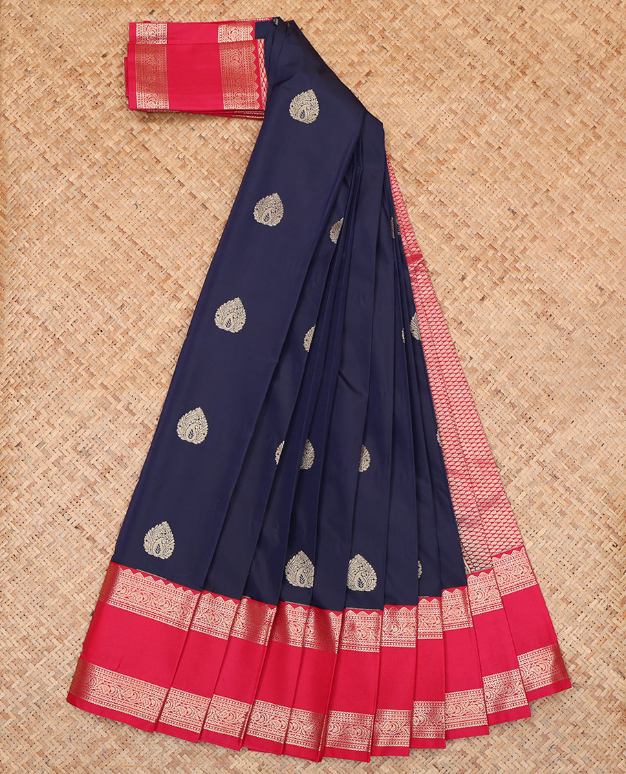 Blue Budget Silk Saree