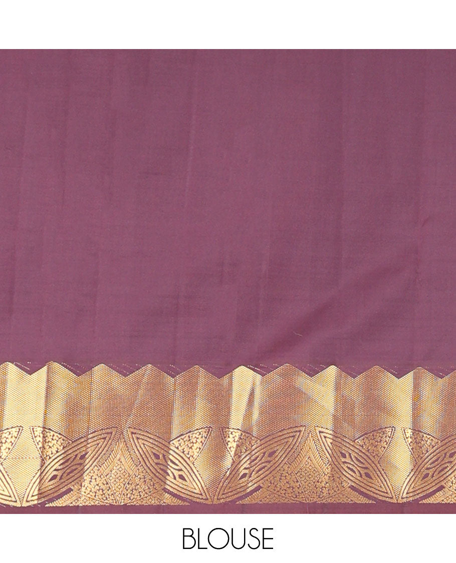Light blue buttas vasundhara elite silk saree with self zari design border & geometric design pallu