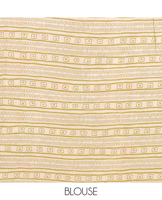 Terracotta batik floral printed Kalamkari cotton saree, contrast border, and pallu of peacock and floral designs