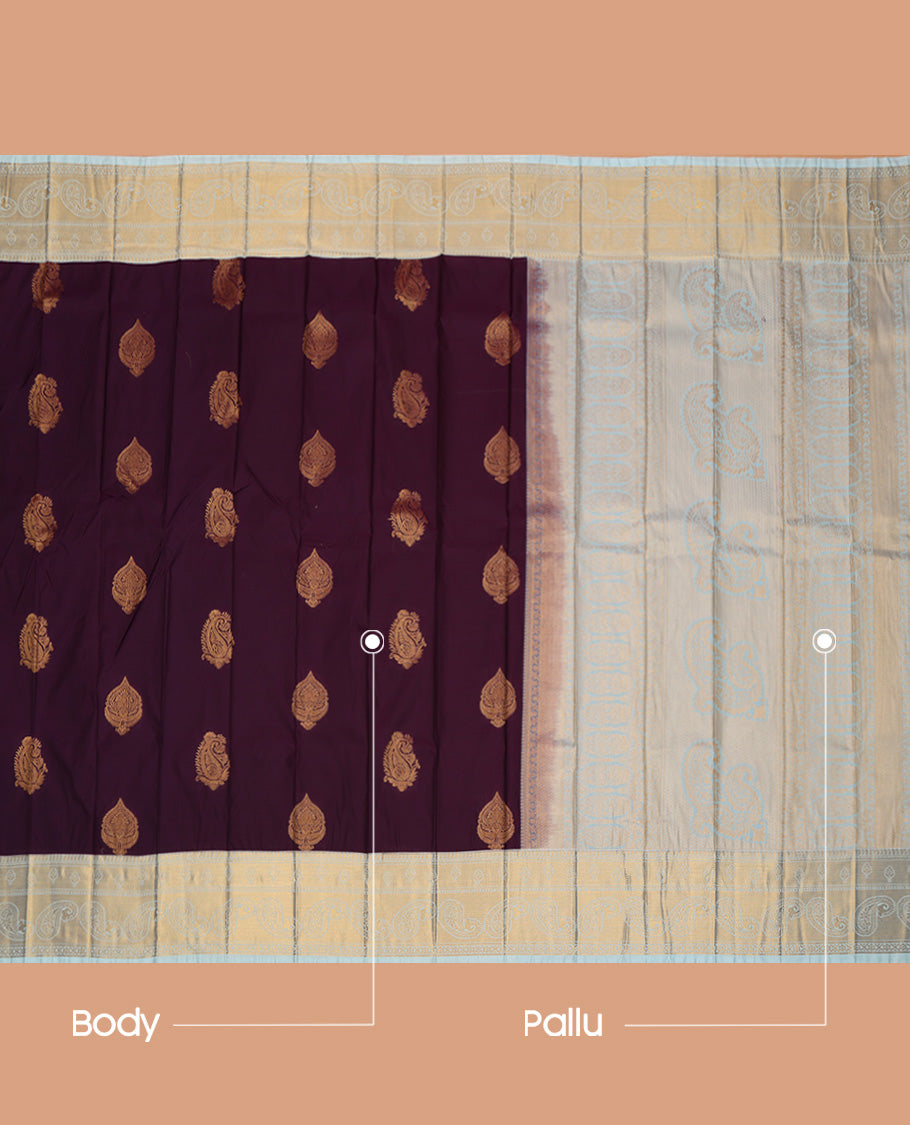 Purple Budget Silk Saree