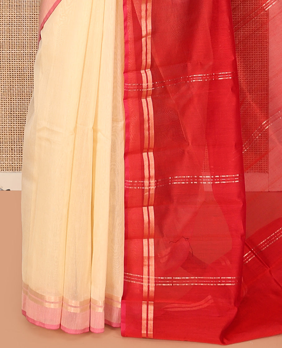 Sandal Silk Cotton Saree