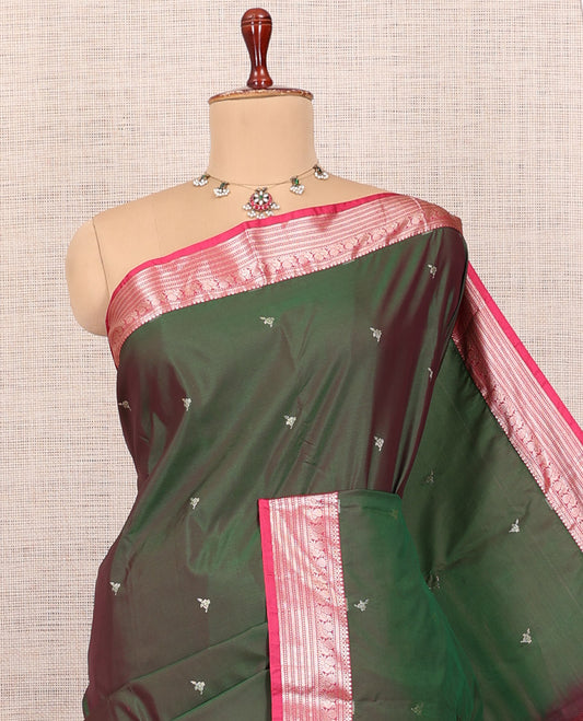 Green Budget Silk Saree