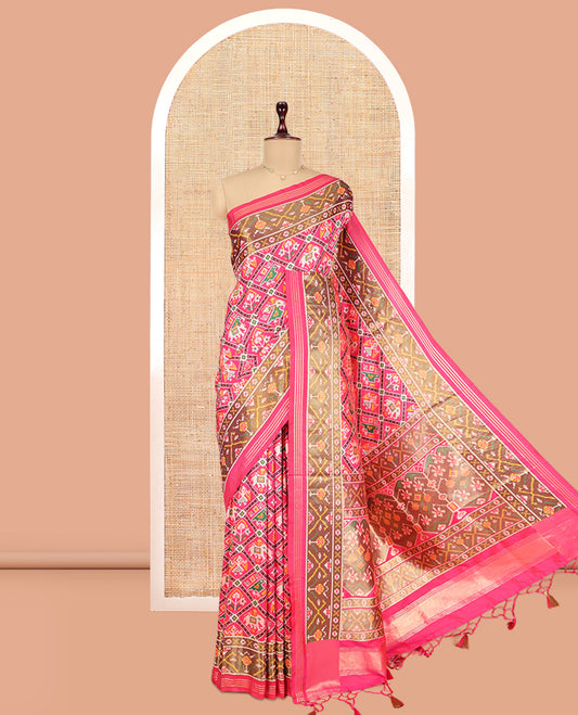 Fuchsia Pink Fancy Patola Saree