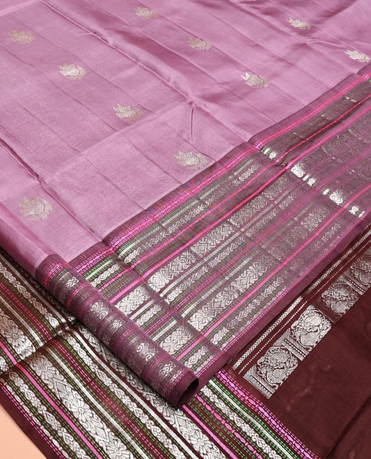 Purple Venkatagiri Silk Saree