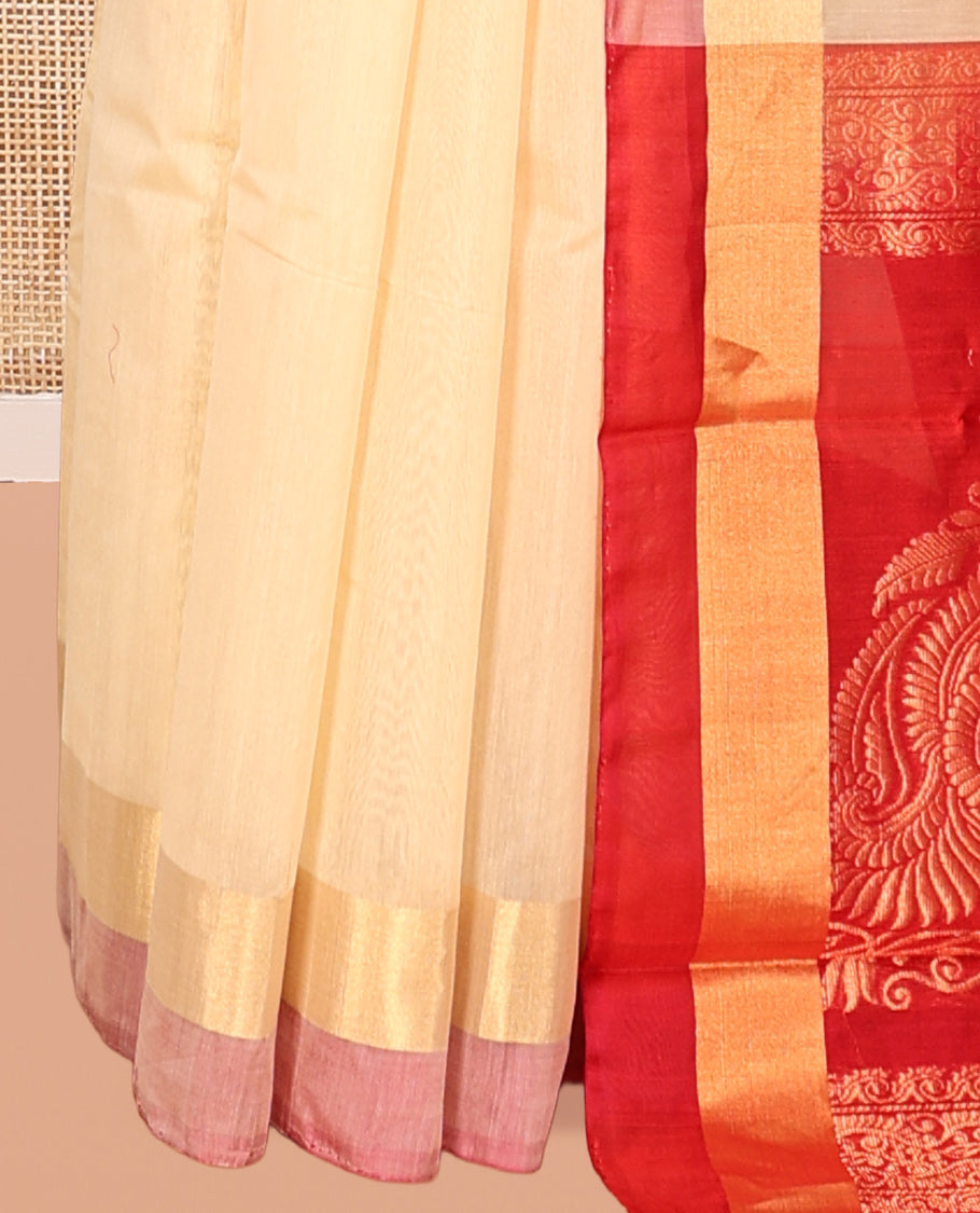 Sandal Silk Cotton Saree