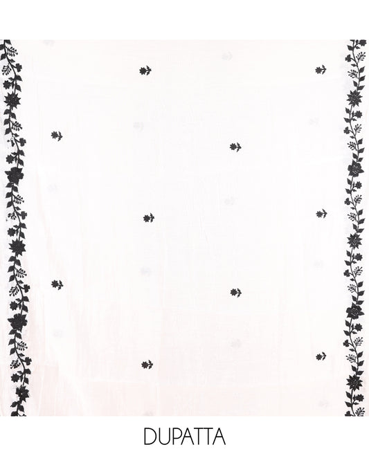 Milk White Chudidar Material