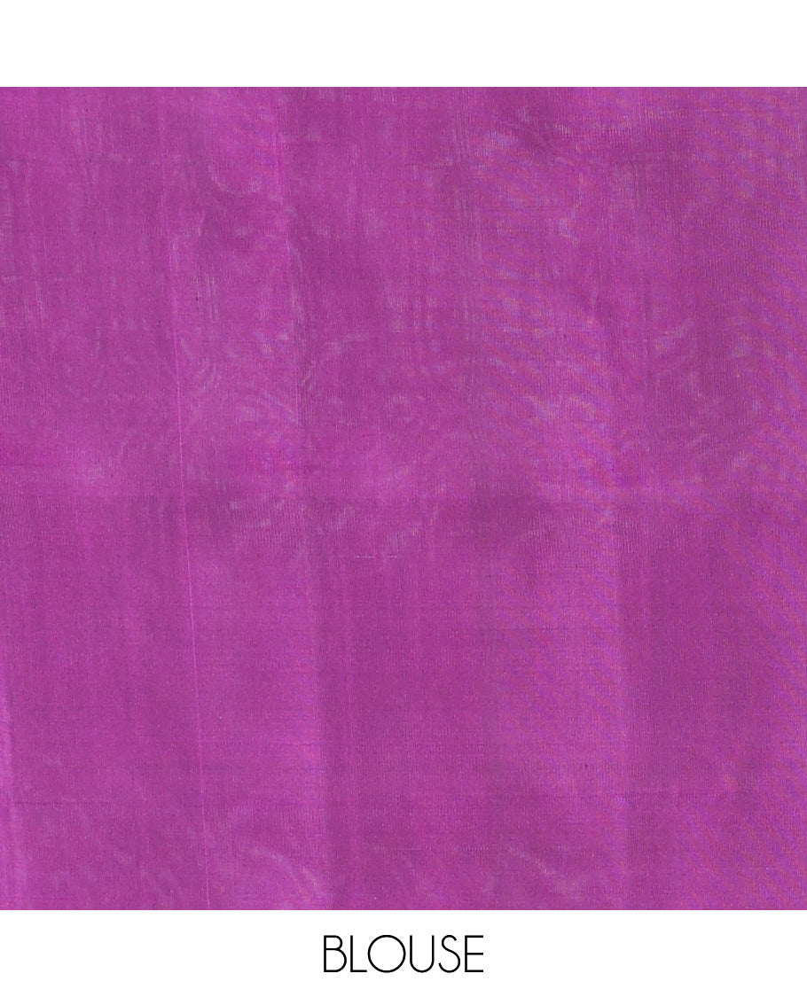 Rosewood Pink Mayuri Lite Silk Mix Saree