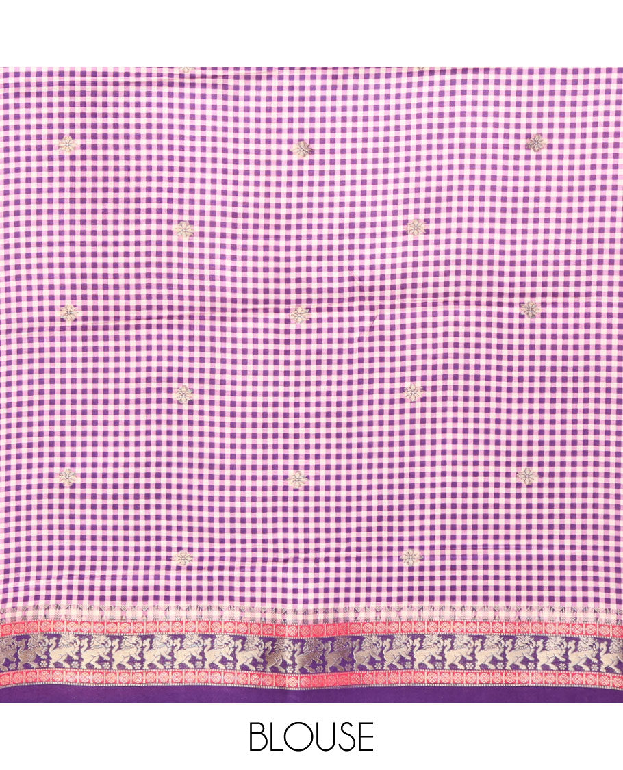 Mustard Raindrop Butta Semi-Mysore Silk Saree