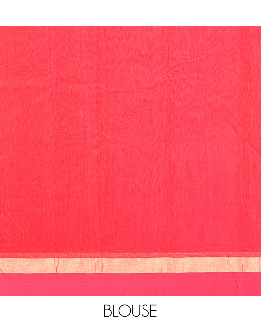 Green Plain Silk Cotton Saree