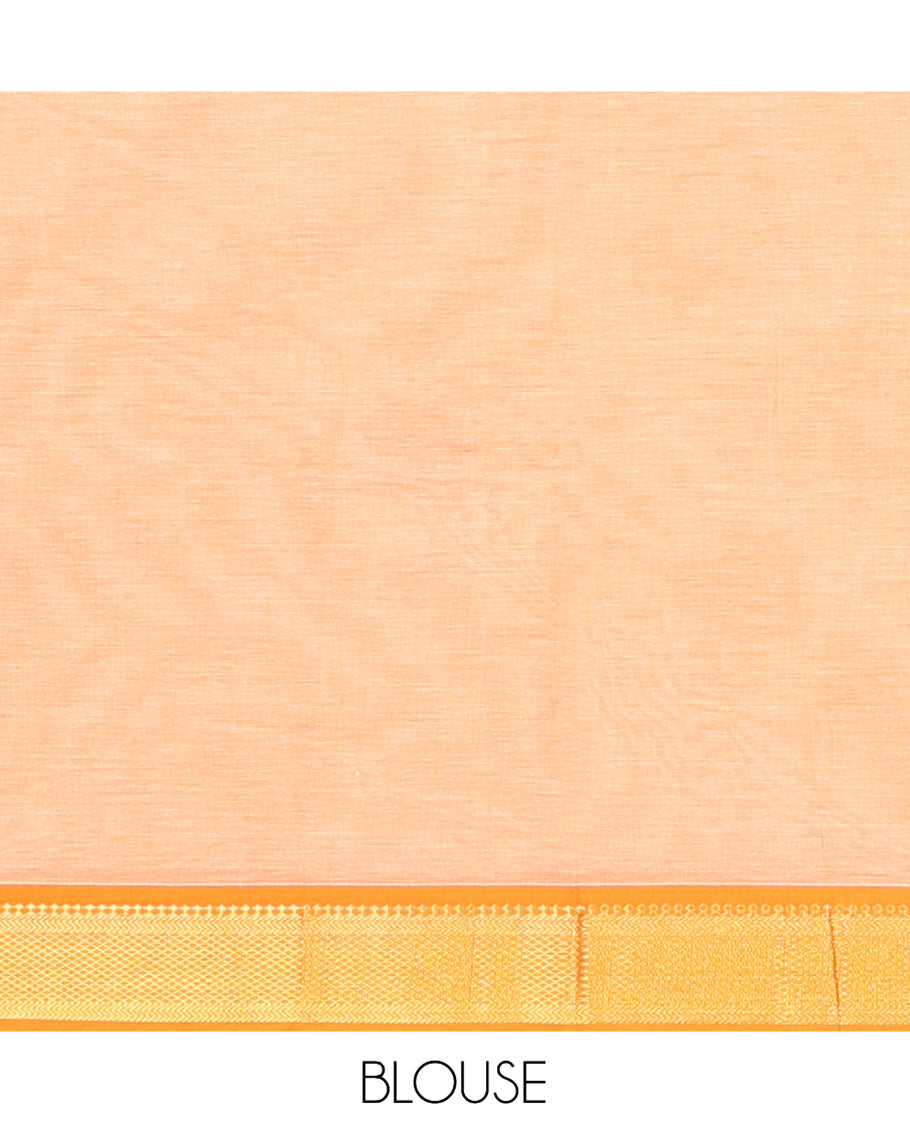 Orange Chirala Cotton Saree