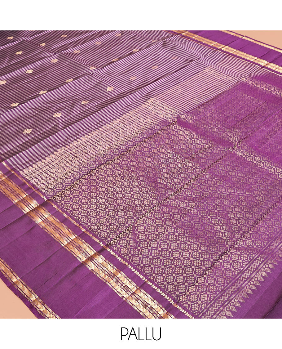 Violet Mayuri Soft Silk Saree