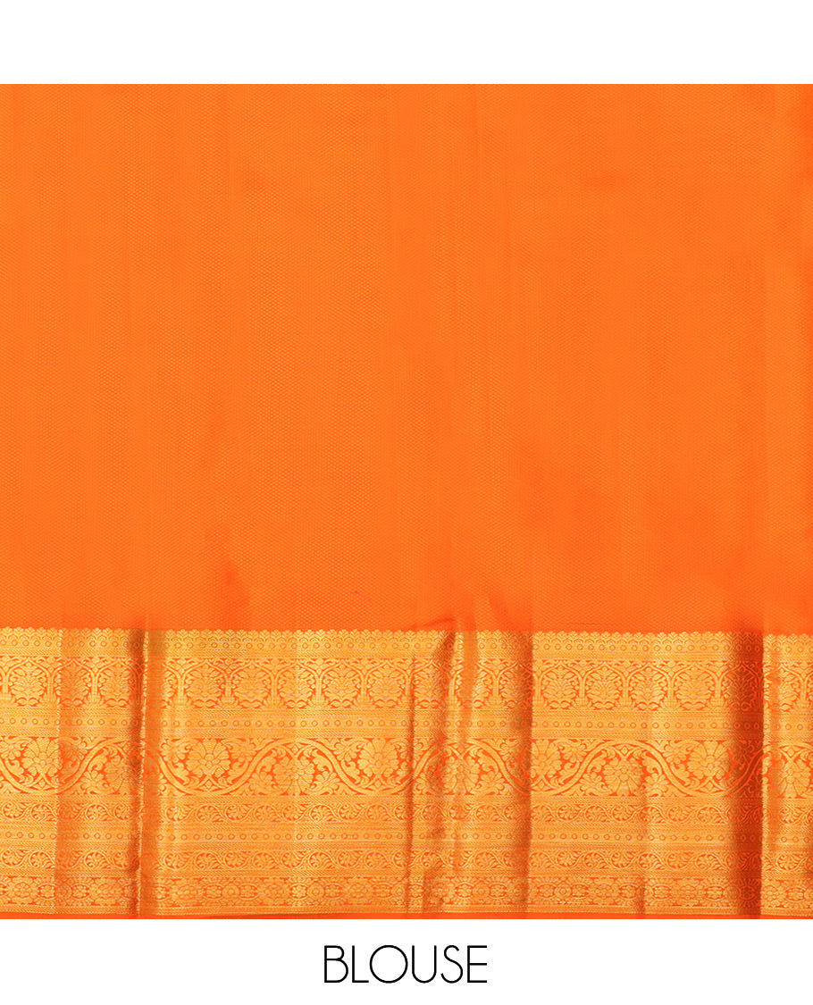 Light Blue Pure-Silk Half-Saree