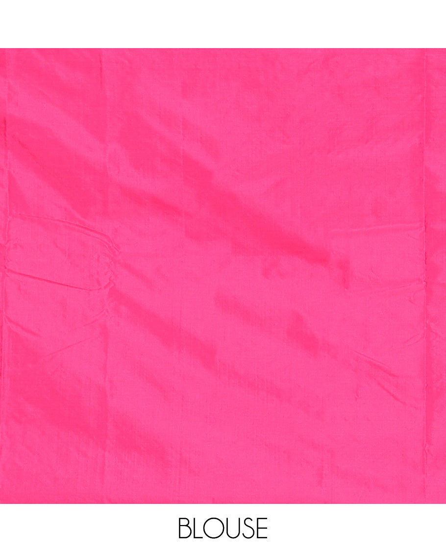 Borderless Pink Aarani Gift Saree