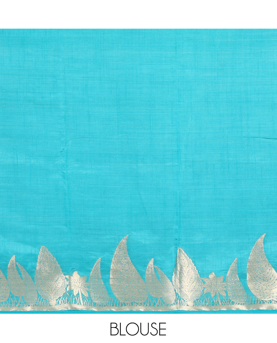 Rama Plain Art Tussar Saree