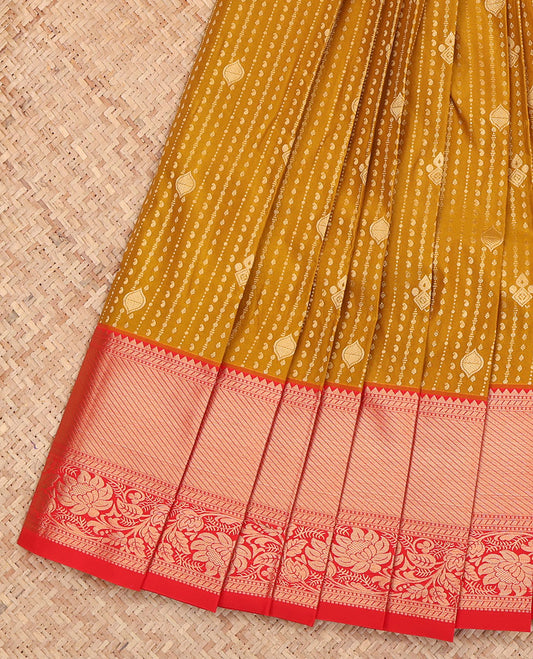 Mustard Budget Silk Saree