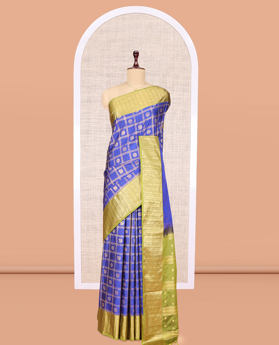 Blue Budget Silk Saree
