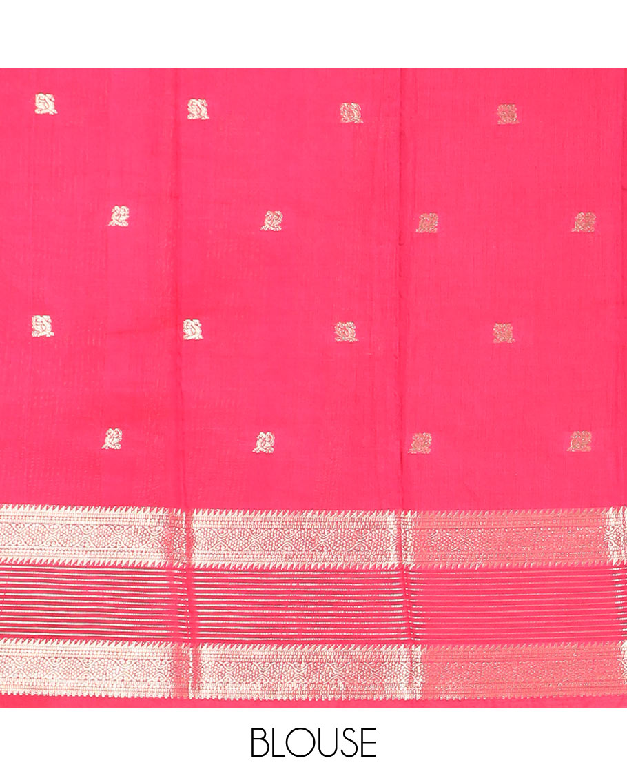 Black peacock buttas assam silk saree, contrast traditional zari border, and pallu of zari design