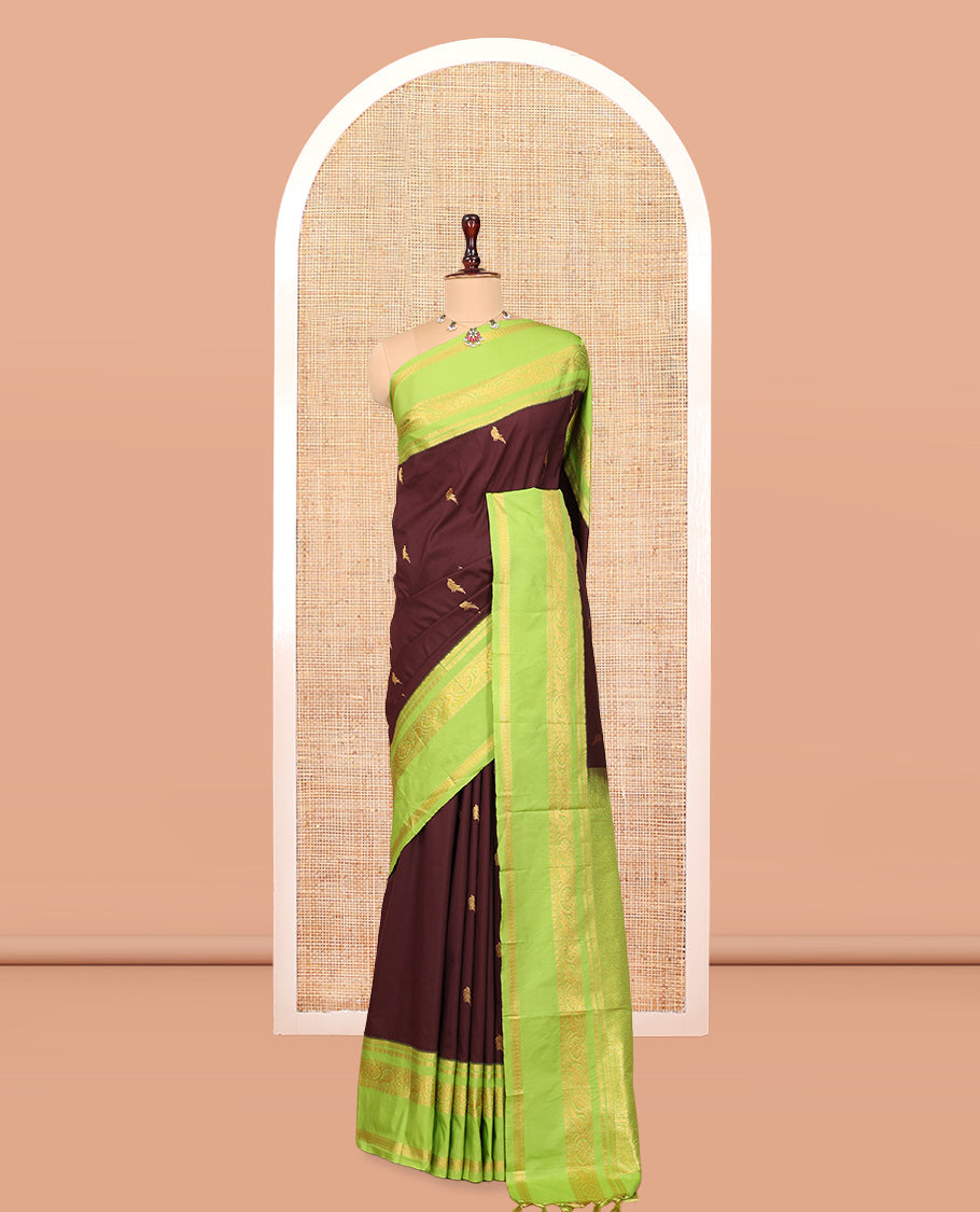Brown Budget Silk
