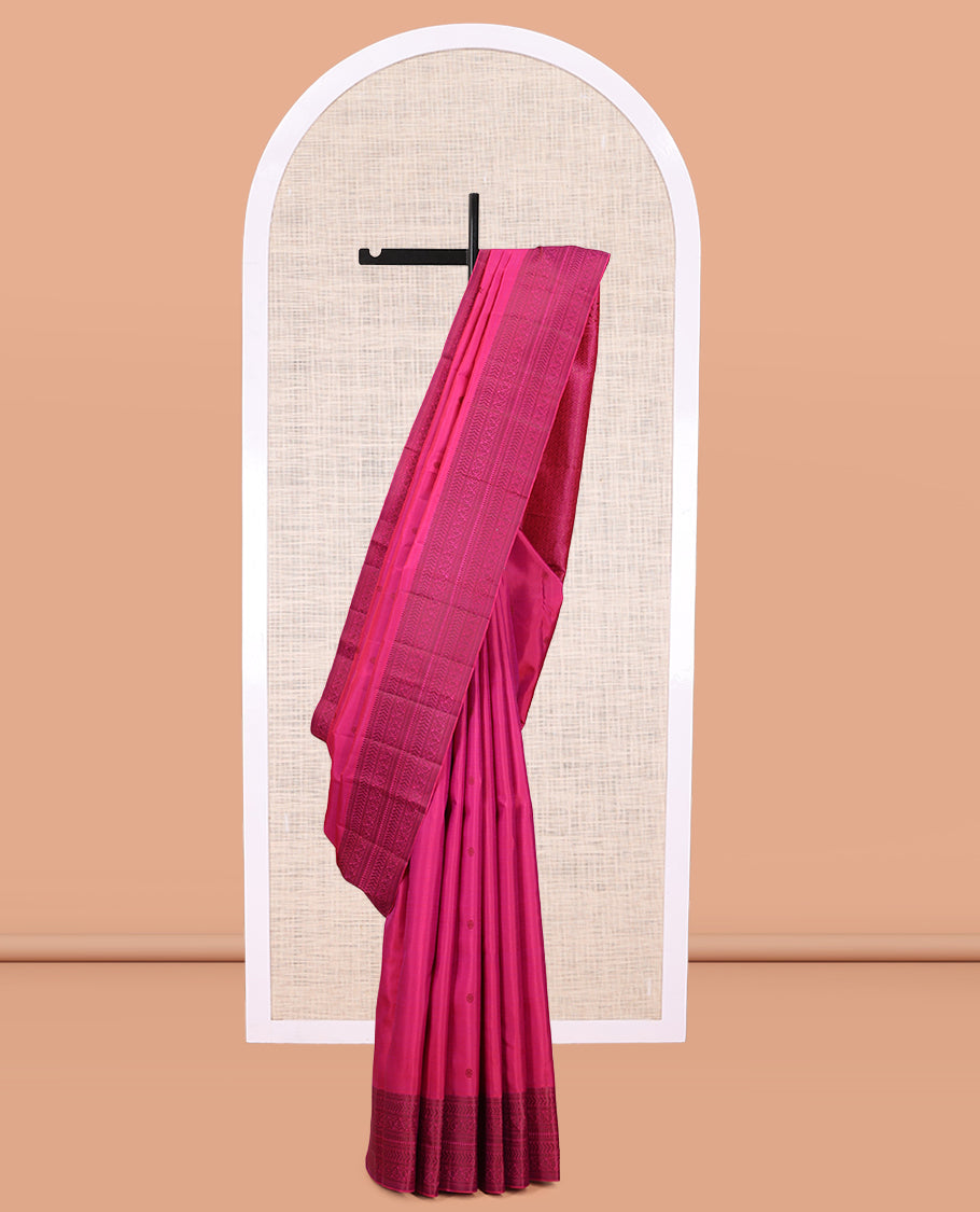Pink Kanchipuram Silk Saree