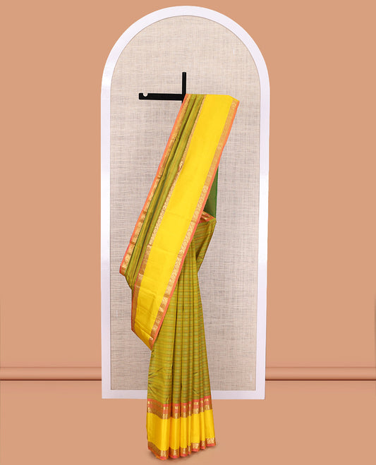 Green Kanchipuram Silk Saree