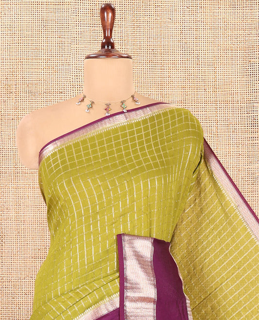 Green Assam Silk Saree