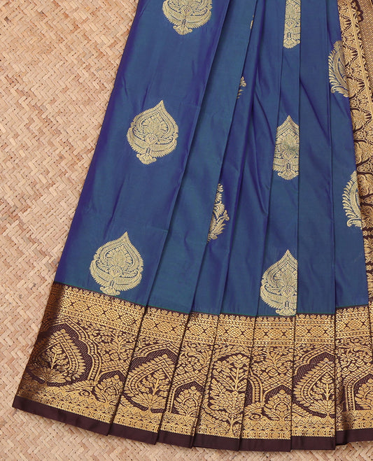 Blue Budget Silk Saree