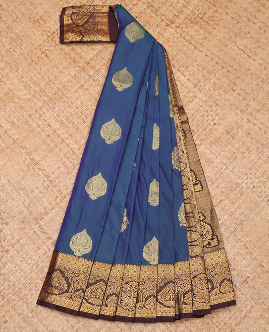 Blue Budget Silk Saree