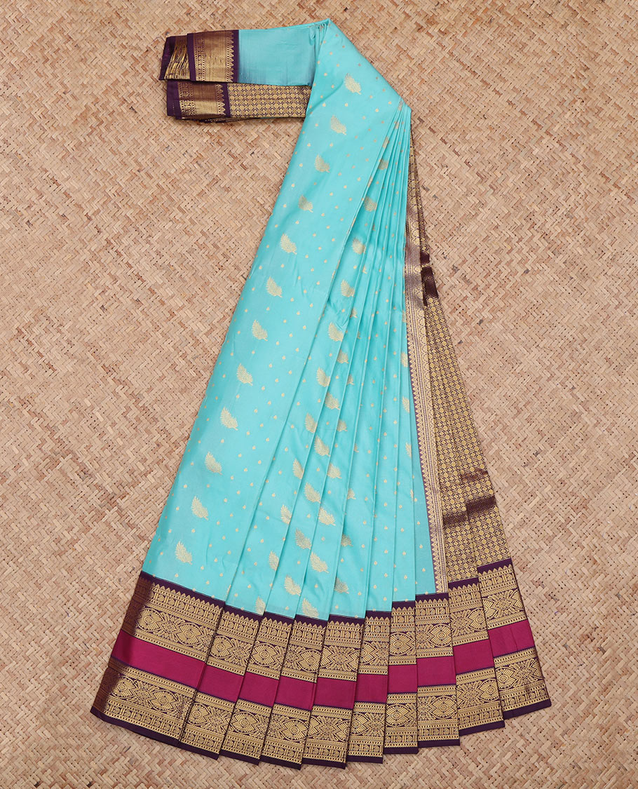 Blue Budget Silk Saree