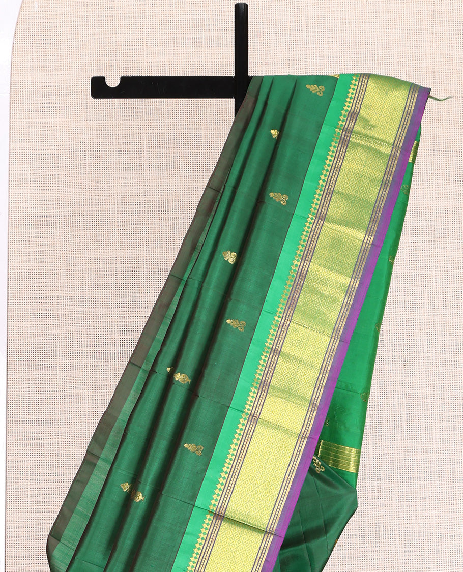 Green Woven Kanchipuram Silk Saree