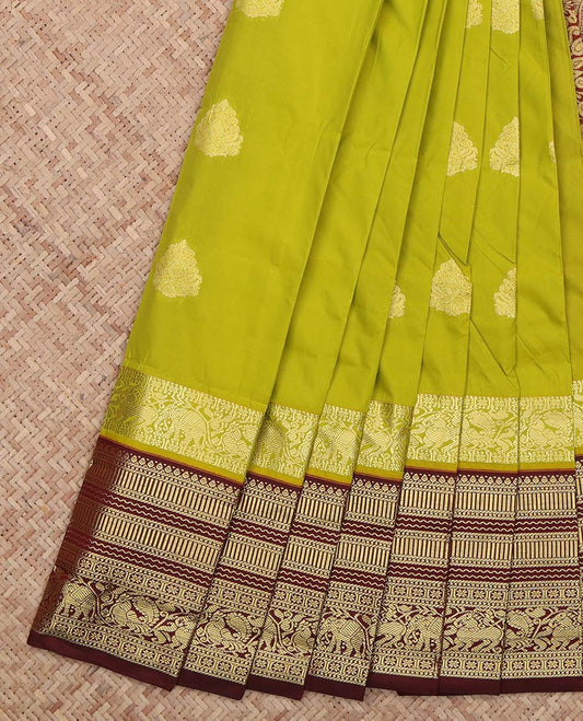 Green Budget Silk Saree