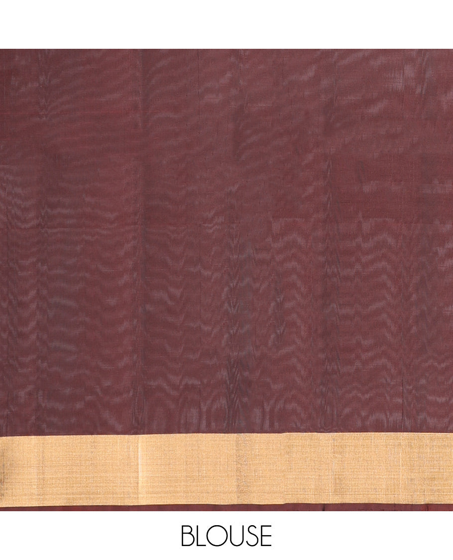 Red Mayuri Lite Silk Mix Saree